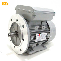 Moteur electrique 0,25 kW 3000 tr/min 220V monophasé ALMO MMD - Bride B35