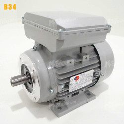 Moteur electrique 0,18 kW 1500 tr/min 220V monophasé ALMO MMD - Bride B34